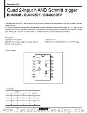 BU4093B datasheet pdf ROHM