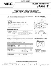 UPA811 datasheet pdf NEC