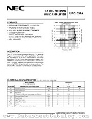 UPC1654 datasheet pdf NEC