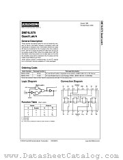 74LS75 datasheet pdf Fairchild Semiconductor