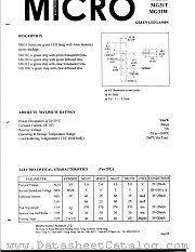 MG31 datasheet pdf Micro Electronics
