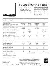 6351 datasheet pdf Crydom Co