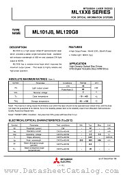 ML1XX8 datasheet pdf Mitsubishi Electric Corporation