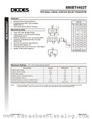 MMBT4403T-7 datasheet pdf Diodes