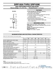 SRP100 datasheet pdf General Semiconductor