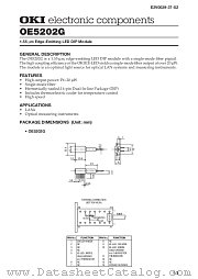 OE5202G datasheet pdf OKI electronic eomponets
