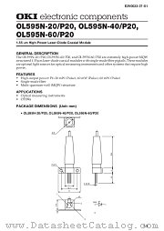 OL595N-40 datasheet pdf OKI electronic eomponets