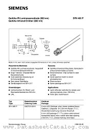 SFH485P datasheet pdf Siemens