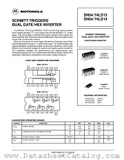 SN54LS14J datasheet pdf ON Semiconductor