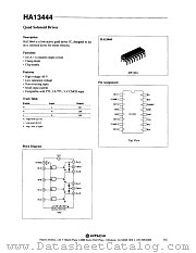 HA13444 datasheet pdf Hitachi Semiconductor