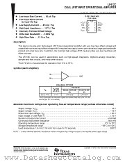 LF412C datasheet pdf Texas Instruments