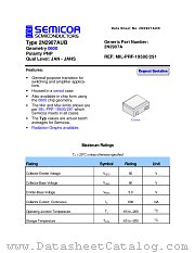 2N2907AUB datasheet pdf Semicoa Semiconductor