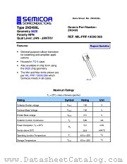 2N3499L datasheet pdf Semicoa Semiconductor