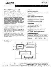 HC5503TCP datasheet pdf Intersil