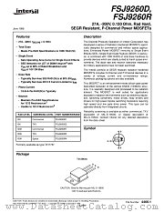 FSJ9260R datasheet pdf Intersil