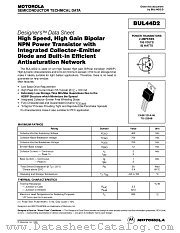 BUL44D2 datasheet pdf ON Semiconductor