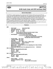 AK7714VT datasheet pdf Asahi Kasei Microsystems