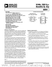AD844ACHIPS datasheet pdf Analog Devices