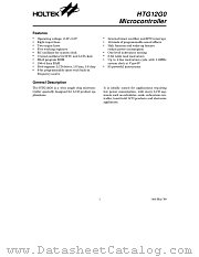 HTG12G0 datasheet pdf Holtek Semiconductor