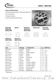 BAS70-04T datasheet pdf Infineon
