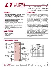 LTC3455EUF datasheet pdf Linear Technology