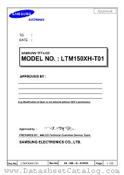 LTM150XH-T01 datasheet pdf Samsung Electronic