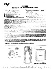M27256 datasheet pdf Intel