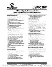DSPIC30F datasheet pdf Microchip