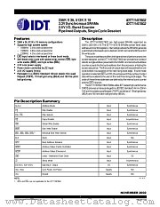 IDT71V67802150PF datasheet pdf IDT