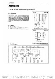 AN7322 datasheet pdf Matsushita Electric Works(Nais)