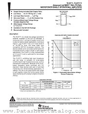 TLV2711Y datasheet pdf Texas Instruments