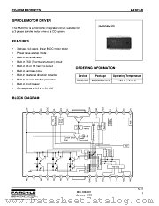 KA3016D datasheet pdf Fairchild Semiconductor
