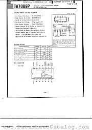 TA7089P datasheet pdf TOSHIBA