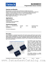 MLX90308CCCUD datasheet pdf Micro Electronics