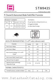 STM9435 datasheet pdf SamHop Microelectronics Corp.