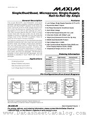 MAX4091AUA datasheet pdf MAXIM - Dallas Semiconductor