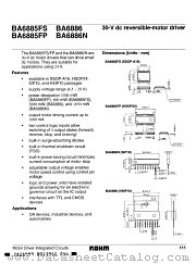BA6885 datasheet pdf ROHM