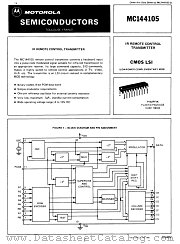 MC144105 datasheet pdf Motorola