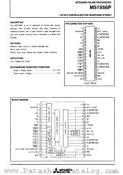 M51556P datasheet pdf Mitsubishi Electric Corporation