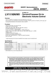 LV1116N datasheet pdf SANYO