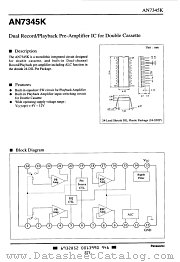 AN7345K datasheet pdf Panasonic