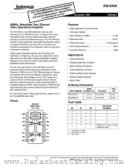 HA3-2444-5 datasheet pdf Intersil