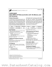 COP685BC datasheet pdf National Semiconductor