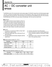 BP5038 datasheet pdf ROHM