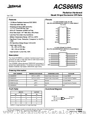 ACS86D datasheet pdf Intersil