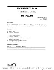 HM628512BFP-5 datasheet pdf Hitachi Semiconductor