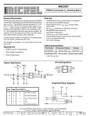 MIC2557BMT&R datasheet pdf Micrel Semiconductor