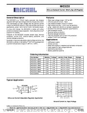 MIC5235-2.7BM5 datasheet pdf Micrel Semiconductor