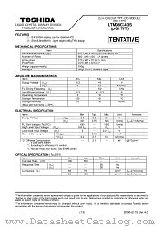 LTM08C343S datasheet pdf TOSHIBA