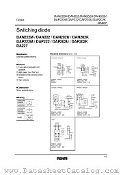 DAN222M datasheet pdf Diodes